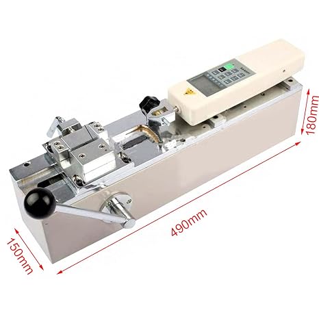 Digital Pull Force Tester, Portable Horizontal Digital Push-Pull Meter Wire Harness Terminal Tensile Force Testing Machine with Horizontal Push-Pull Test Bench 110V