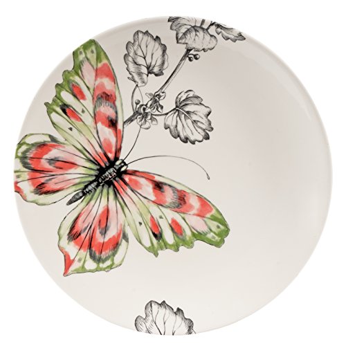 Fitz and Floyd Hydrangea Butterfly Accent Salad Plate