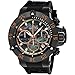 Invicta Men's 'Subaqua' Quartz Metal and Silicone Casual Watch, Color:Black (Model: 22921)