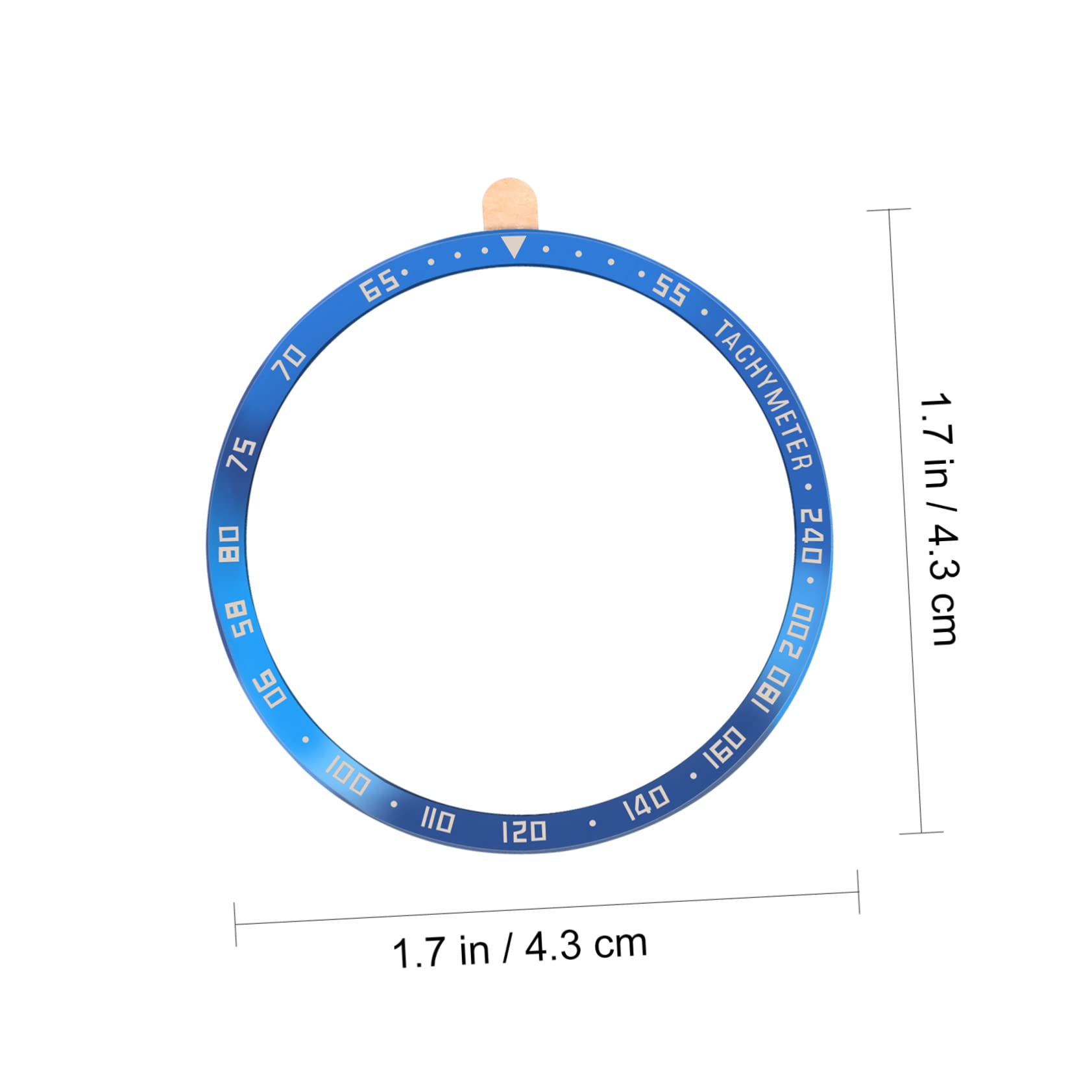 Angoily 2pcs Bezel Protector Accesorios De Smartwatch Camera Clip Mount Watch Accessories Watch Accessory Watch Supply Racing Protective Circle Stainless Steel