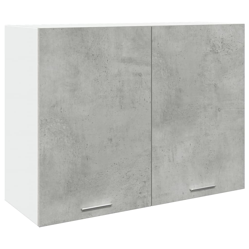 vidaXL Armoire Suspendue Lyon Gris béton 80 x 31 x 60 cm Bois d'ingénierie