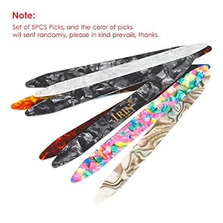 SHUIYUE 5pcs médiators en celluloïd Plectrum Oud Risha Pick pour Yueqin Moon Lute Liu-Chin Oud Instrument de Musique à… - Les Beatles, Paul McCartney, John Lennon, RIngo Starr, George Harrison SHUIYUE 5pcs médiators en celluloïd Plectrum Oud Risha Pick pour Yueqin Moon Lute Liu-Chin Oud Instrument de Musique à… – Image 7