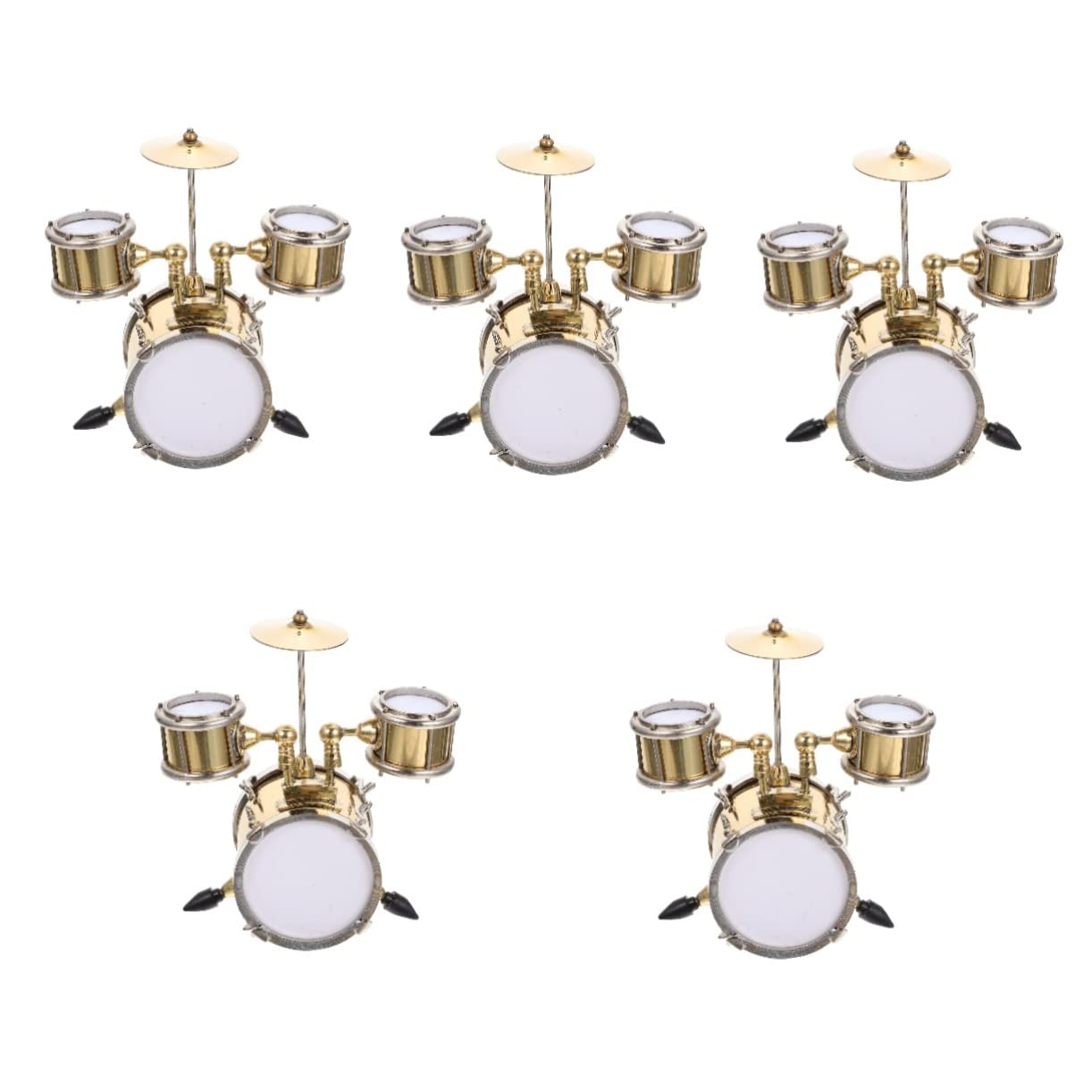Amazon.co.jp: SAFIGLE 5個セット ミニ楽器モデル ミニ装飾 ミニドラム 