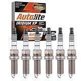 6 pc Autolite Iridium XP Spark Plugs compatible with Infiniti G37 3.7L V6 2009-2012