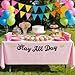 Slay All Day Black Banner, Funny Party Decorations for Birthday, Bachelorette Party Decor, Bridal Shower Supplies