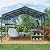 Outdoor Metal Carport Canopy, Heavy Duty Shelter Shed with Galvanized Steel Roof and Frame, All Weather Large Garage for Driveway Car, Truck, Garden Tools, Easy Assembly, 12 X 21 FT