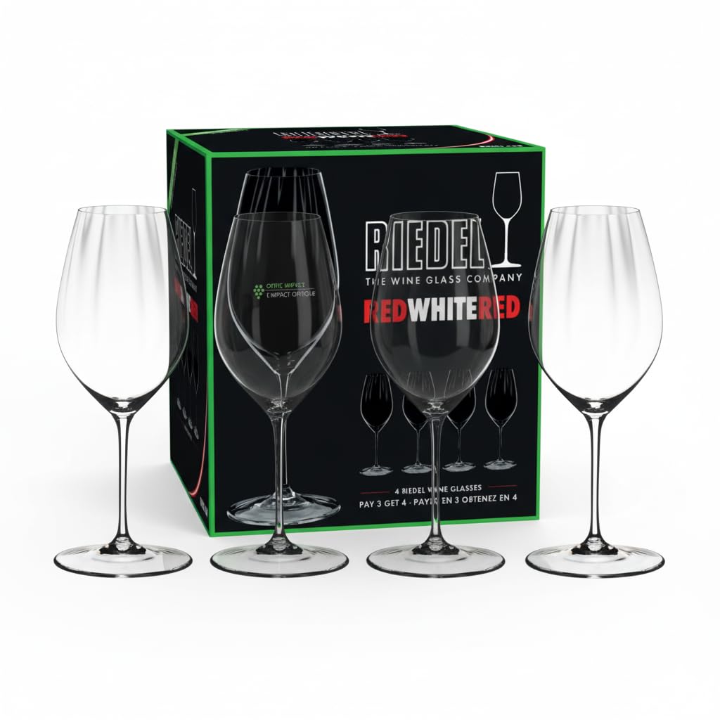 Amazon.com: Riedel Performance Red Or White Wine Crystal Glasses, Set of 4  : Grocery & Gourmet Food