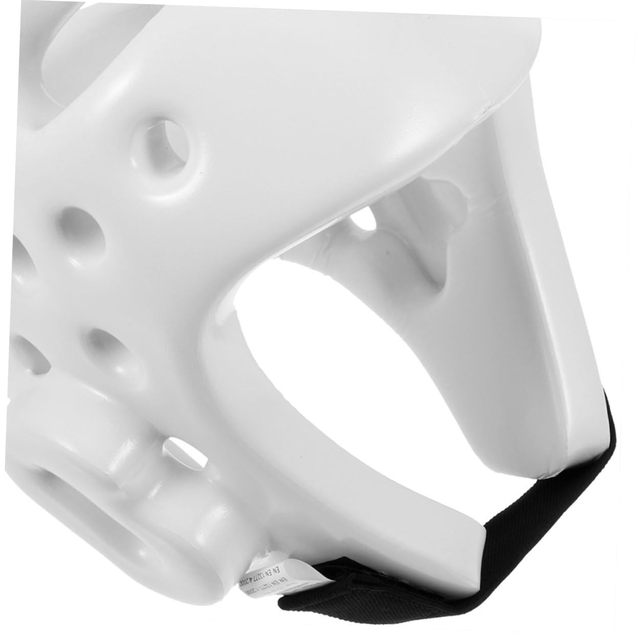 Casco da Boxe in Pu Bianco Regolabile per Taekwondo e Karate | Protezione da Allenamento, Vestibilità Sicura, Adatto a Sparring e Pratica Quotidiana