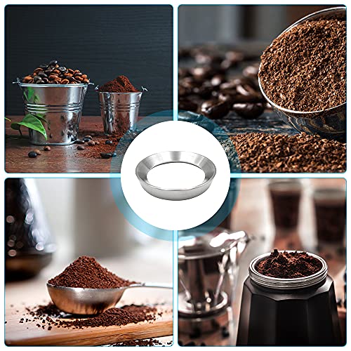 Anillo Dosificación Café, Embudo Dosificador de Espresso con Reemplazo Magnético, Embudo de Dosificación de Espresso… - Imagen 6
