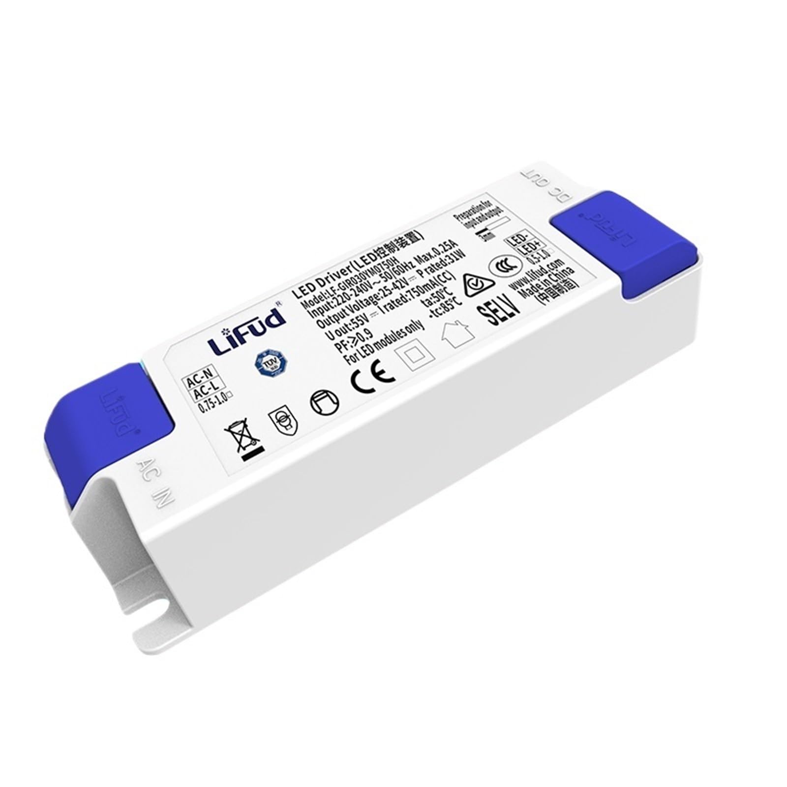 FCARUMIQP LED Driver 25-42V 30W 600mA 700mA LF-GIR030YM Power Supply Indoor Light LF-GIR030YS600H