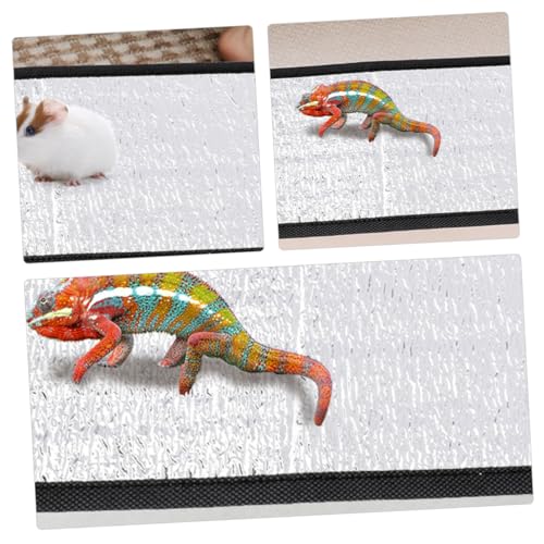 Alfombrilla térmica para reptiles con película reflectiva de aluminio miniatura 3