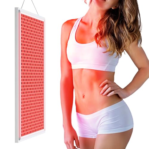 Terapia De Luz Roja Para Cuerpo Y Rostro, Combinación De Lámparas Infrarrojas De 660 Nm Y 850 Nm, Panel De Luz Roja Para Alivio Del Dolor, Cuidado De La Piel Y Mejora De La Calidad Del SueñO.