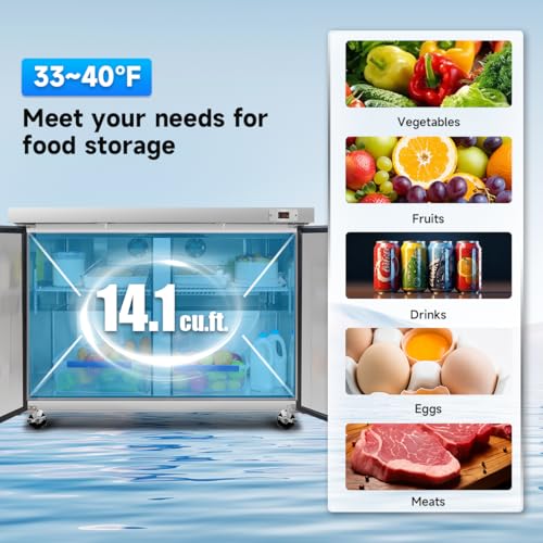 DeepTide 14 Cu.ft Undercounter Refrigerator