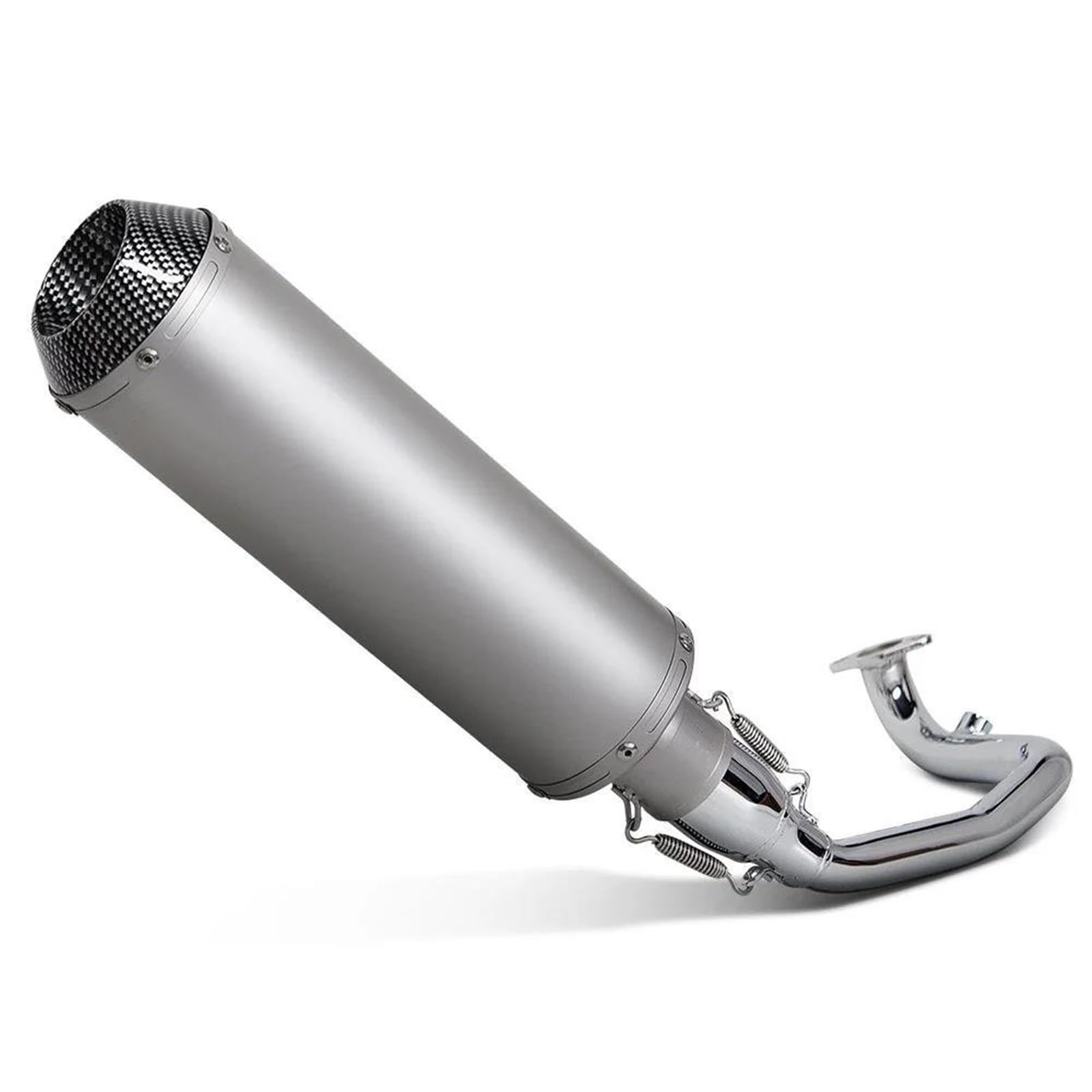 Tuyau Silencieux Silencieux D'échappement Universel pour Zuma, Moteur Réservoir pour GY6 150cc 200cc pour Scooter pour 125cc Système Complet avec Tuyau DB Killer(C)