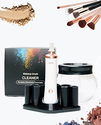 Makeup Brush Cleaner and Dryer Electric Spinner Machine Cleaning Tool echt NEW 2018 Model - Cleans and Dries Brushes in 30 Seconds - Great for Cleaning Brushes Quickly and Effectively