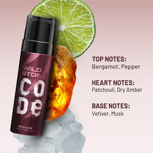 Image of Wild Stone CODE Iridium Body Perfume for Men, Pack of 2 (150ml each)|No Gas Deodorant|Long Lasting Body Spray