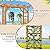 Moccha Flat-top Wooden Garden Arch - 7 FT Outdoor Arbor Trellis for Climbing Plants, Roses, Vines, Outside Pergola Planter, Garden Arbor for Lawn Backyard Wedding Ceremony Bridal Party