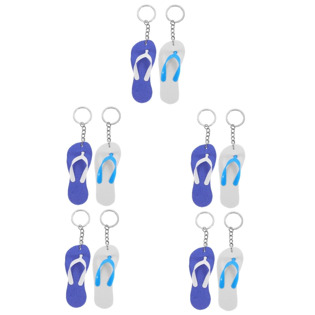 iplusmile Strand Hausschuhe Schlüsselanhänger Handtaschenanhänger Schlüsselanhänger Dekoration Zum Aufhängen Hawaii Schlüsselanhänger Cartoon Schlüsselanhänger Cartoon Hausschuhe