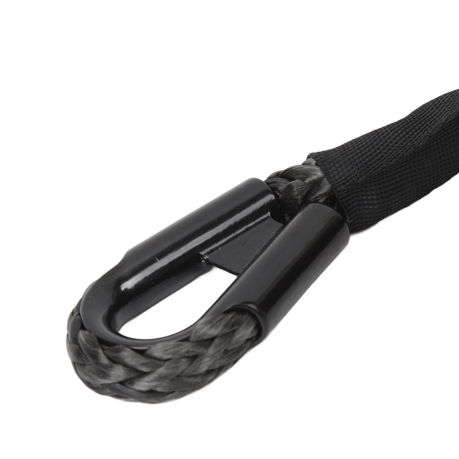 Tbest Syntetyczna Lina do Wyciągarki 7,5 T, Rękaw Ochronny 9,5 Mm X 25 M | Konstrukcja UPE, odporność na ścieranie, Odzysk w Terenie, Linia Wciągarki o Udźwigu 12000 Funtów, do Montażu SUV 4WD ATV UTV