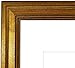 Golden State Art, 11x14 Photo Frame with White Mat for 8x10 Pictures & Real Glass, 1.25-Inch Wide, Dark Gold