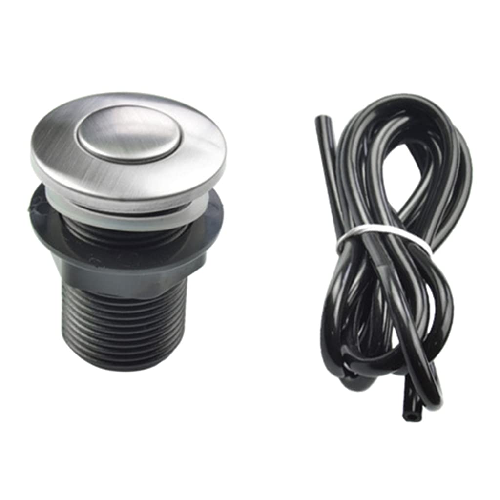 Tsophreniq Garbage Disposal Air Switches Kits Sink Waste Disposal Metal Practical Air Button Food and Waste Disposals Switches Button