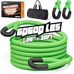 Kinetic Recovery Rope, 1.26" x30ft, 60,600 lbs Heavy Duty Offroad Tow Rope