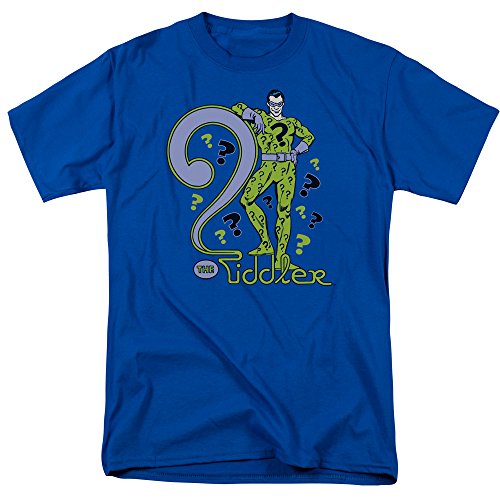 DC Comics The Riddler - Camiseta para hombre, talla M, color real, Royal, XXL
