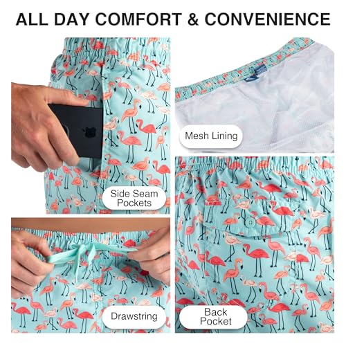 Image of Kanu Surf Men's Big Viper Extended Size Stripe Swim Trunk