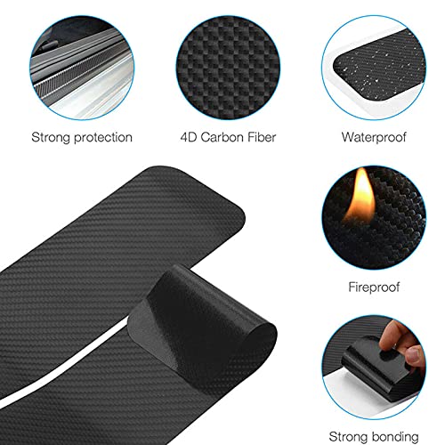 Autopeças, fita de silicone adesivo para arranhões de carro película de proteção para soleira de por