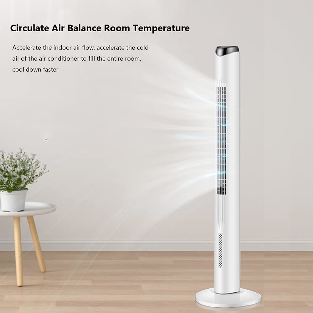 Ventilador De Torre 3 Velocidades 3 Modos,Temporizador 12 H Ventilador Vertical,45W Ventilador Bajo Consumo Silencioso,Ventilador Columna Con Mando A Distancia,110cm-Mechanical