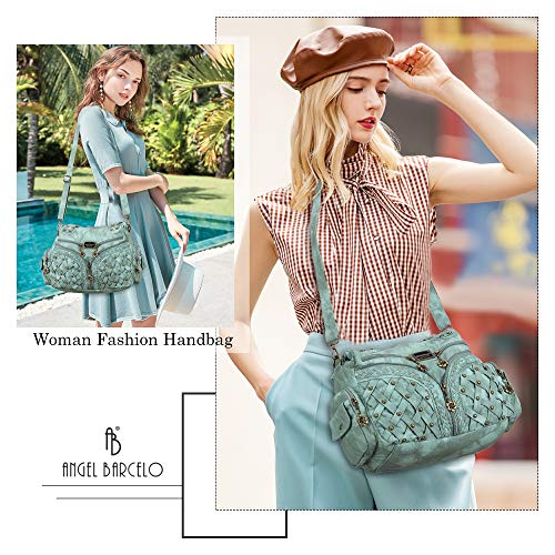Image of Angel Barcelo Purses for Women Large Shoulder Bag Soft Hobo Bags for Women