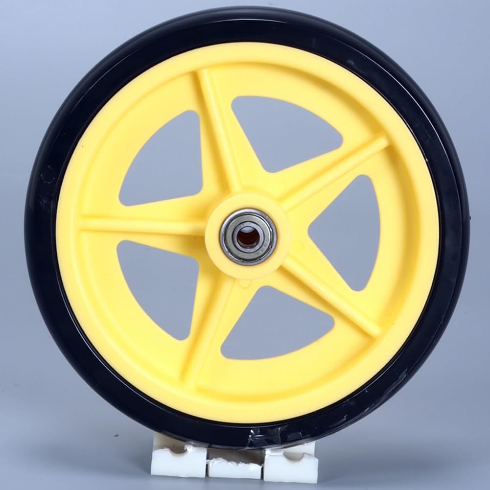 Ruedas de Repuesto para Sillas de Ruedas de 7 Pulgadas para Andadores, Scooters, con Rodamiento de 8mm