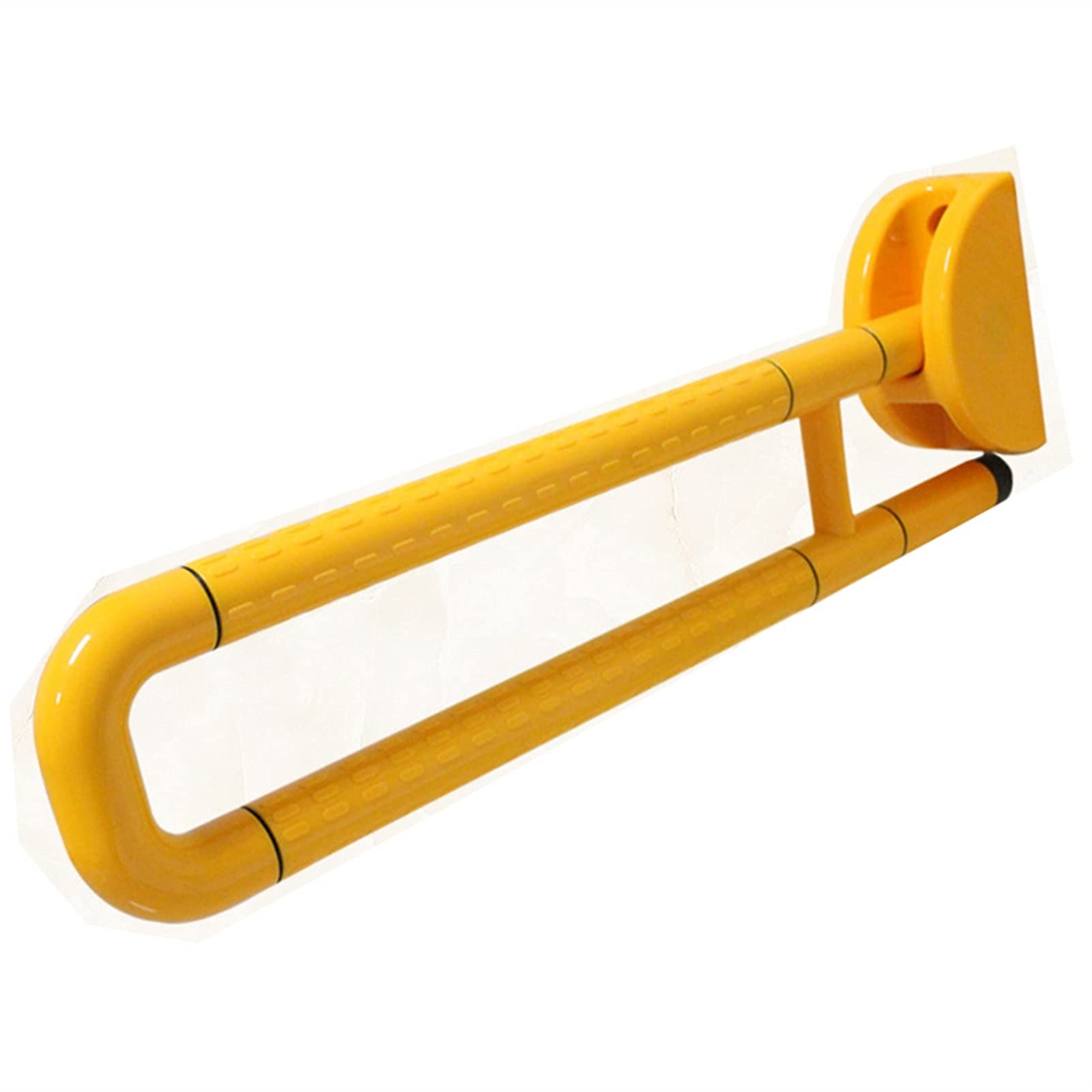 FKXSXAZ Foldable Toilet Wall Support Handle Bathtub Arm Bath Shower Grab Tub Bar Grip Handrail Seniors Disabled Anti-slip Bar(Yellow)