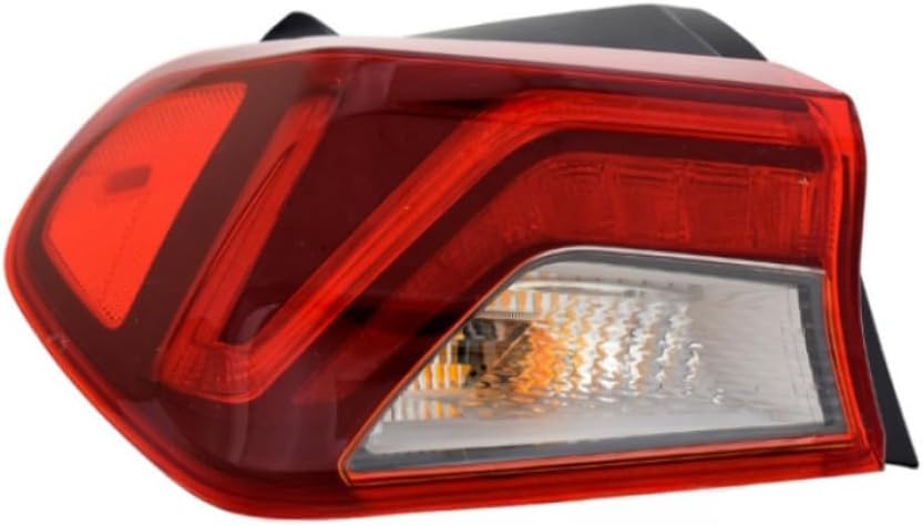 KarParts360 For Kia K5 2021 2022 2023 2024 Tail Light Driver Side | CAPA | LED | Red And Clear Lens | ABS+PC Plastic Housing | With Bulbs | Replacement For KI2804166, KI2804166C | 92401L3100