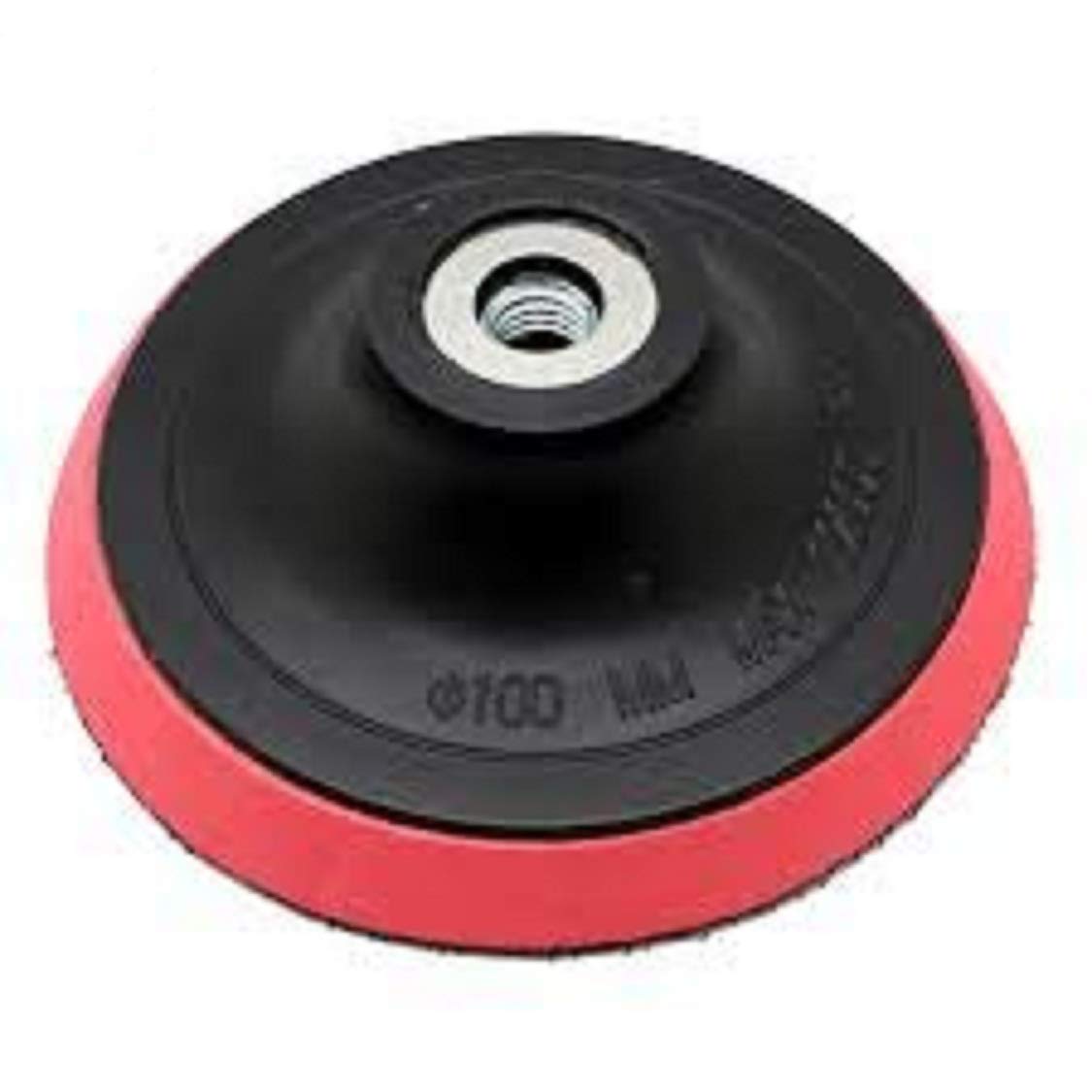 A.V power Recycled Plastic Sanding Disc with Lock Nut for Grinder/Drill (Red, 5 Inch)