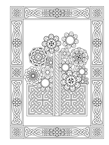 Creative Haven Celtic Gardens Coloring Book