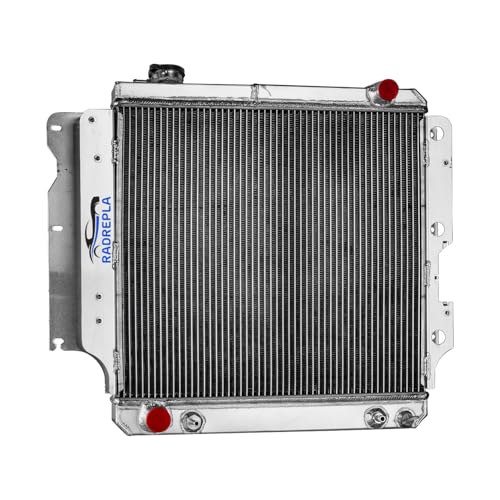 RADREPLA 3 Row Aluminum Radiator for 1987-2006 Jeep Wrangler TJ YJ 2.4L/2.5L L4 4.0L/4.2L L6 GAS...