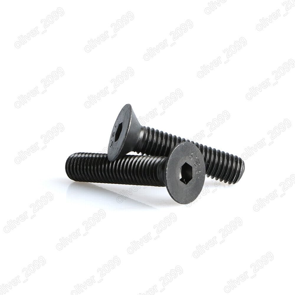 Vis à Tête Ronde M7 Intérieur Hexa Acier 12.9 Noir - Longueur 12 à 60mm