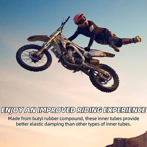Image of AR-PRO (2-Pack) 3.00-14 Dirt Bike Inner Tubes - 90 /100-14 inch Heavy Duty Rear Inner Tube, Compatible with 125cc and 140cc Dirt Pit Bike