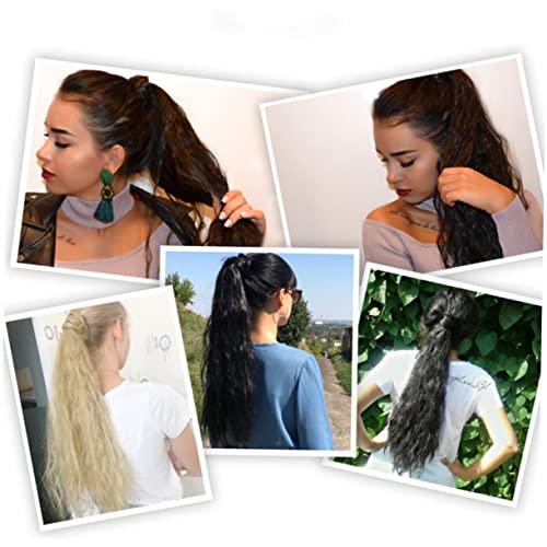 Queue de cheval tresse perruque idéale pour les coiffures de fêtes des filles actives