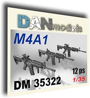 Dan Models 35322-1/35 - M4A1. Set of 12 pcs. 3D Printing