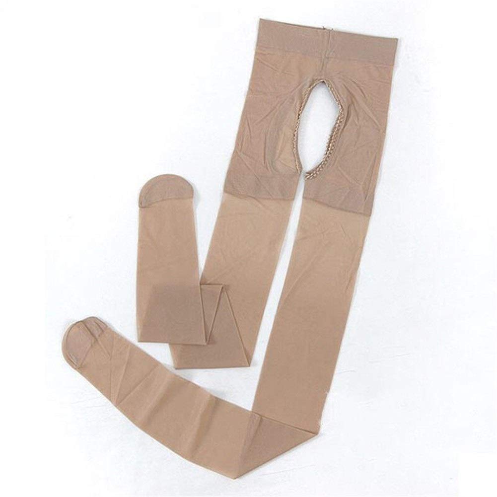 Women's Fashion Cotton Breathable Sexy Sports Waz Erotic Porn Stockings Open Crotch Crotchless Tights