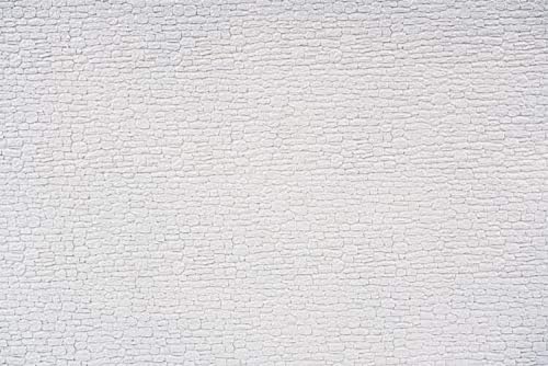 Faller HO Scale Quarry Stone Sheet -- 11-15/16 x 7-3/4 x 1/8 30.3 x 19.7 x .3cm Styrene (White)