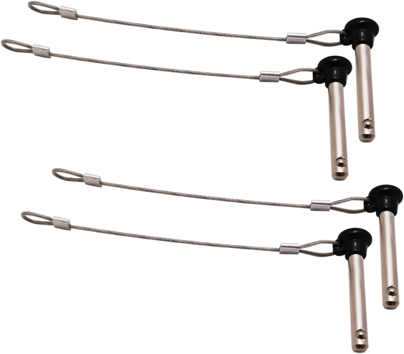 Pull pins Total Length 1.5in， Stainless Bimini top Dia 3/16 in, Usable Length 1in, Bimini Top Pin, Marine Hardware Bimini Top Pin, Marine Hardware
