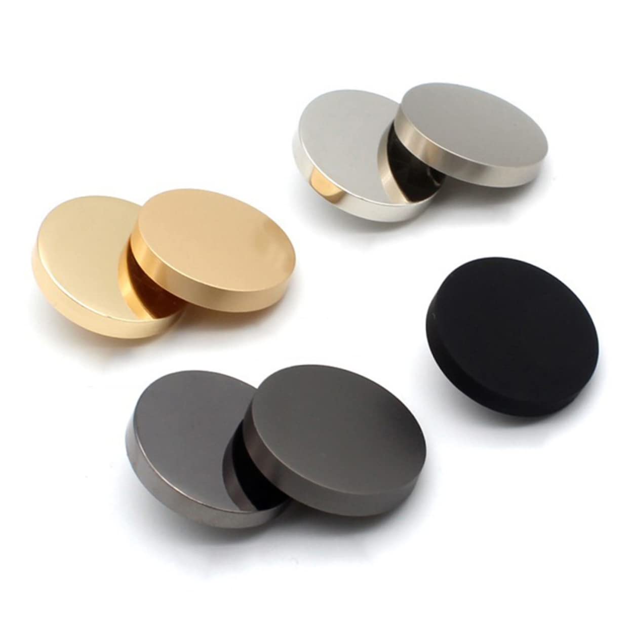 Bottoni Metallici da Cappotto Decorativi in Lega di Zinco Oro 20 Pezzi
