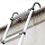 Telesladder 16.7Ft Aluminum Telescopic Extension Ladder - Heavy Duty Multi-Purpose Climbing Ladder with Hook & Wheels for Outdoor Use Ideal for Home & Garden Projects