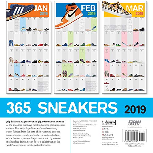 sneaker calendar 2019