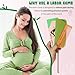 Arrozon Rectangular Labor Comb - Birthing and Delivery Essential for Pregnancy, Wooden Birth Gift for New Moms