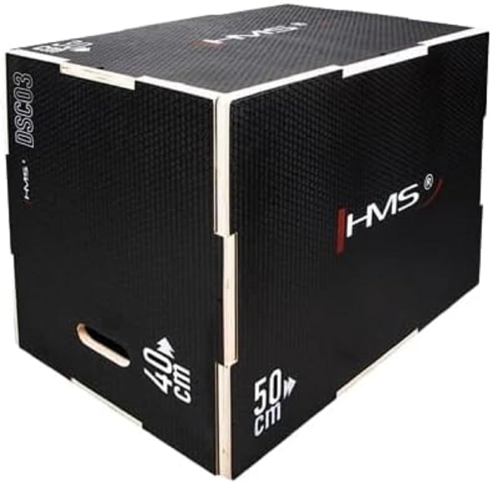 Caja Plyométrica Negra 500 x 400 x 300 mm HMS DSC03