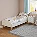 Liberty House Toys Kids White Toddler Bed, H68 x W74 x L144cm